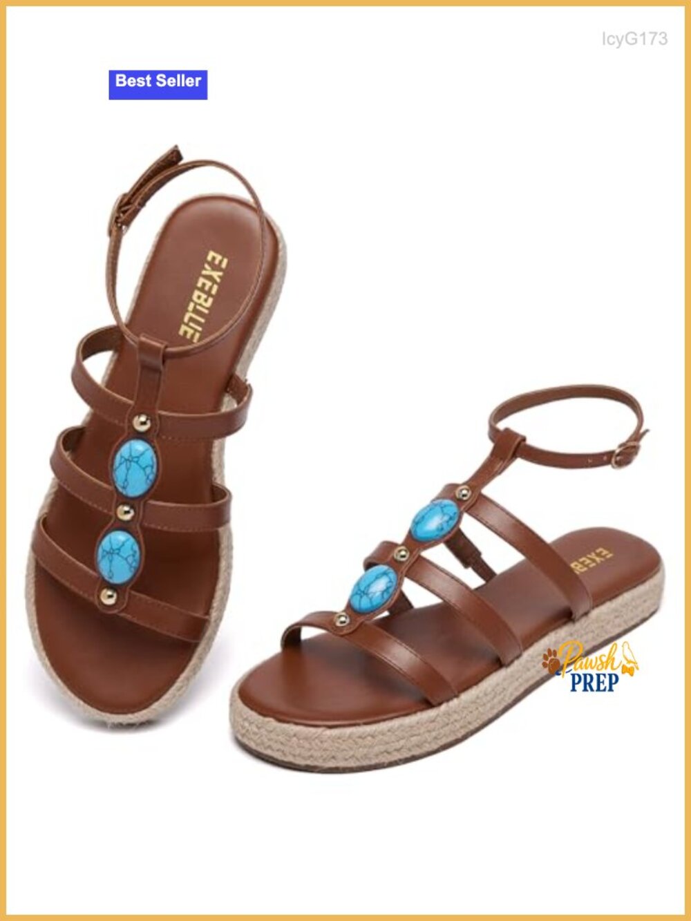 Women's Platform Sandals Comfortable Wedge Shoes with Adjustable Strap